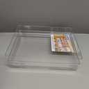 STORi SimpleSort 2-Piece Stackable Clear Drawer Organizer Set | 12" x 9" x 2" Rectangle Trays | Wide Makeup Vanity Storage Bins and Office Desk Drawer Dividers | Made in USA