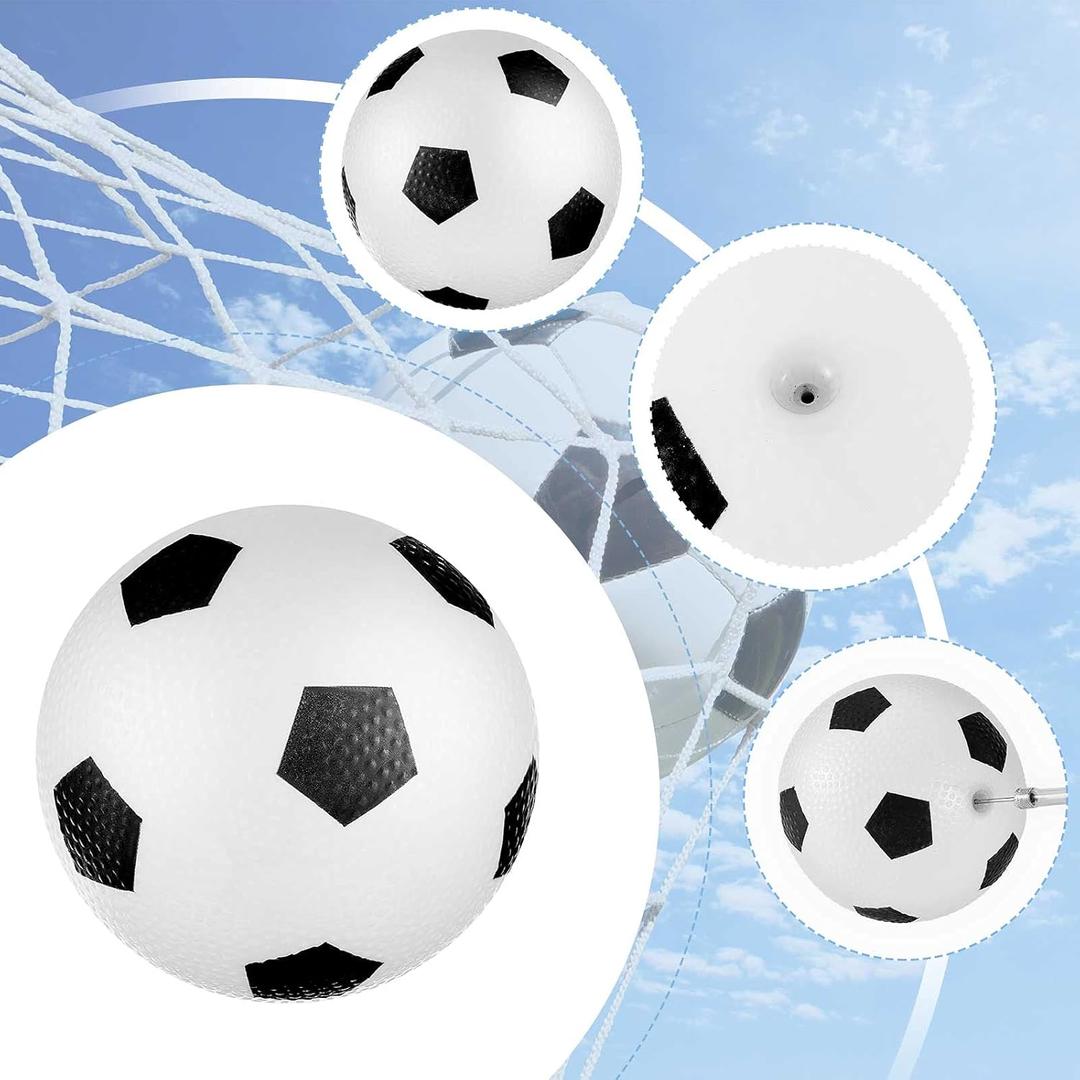 Sumind 1 PC Inflatable Soccer Bouncing Ball Inflatable Bouncy Toys Balls for Outdoor Adults Pet Party Supplies(5.5 Inch,White)