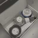 Electric Spin Scrubber, Cordless Shower Scrubber Handheld Electric Spin Scrubber for Cleaning with Display IPX7 Waterproof, Electric Cleaning Brush with 7 Replaceable Heads for Kitchen Tub Tile Sink