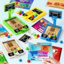 Valentines Day Gifts for Kids Classroom, 24 Pack Valentines Day Cards with Basketball Shooting Game, Basketball Toy for School Valentines Exchange Prizes, Valentines Party Favors for Boys Girls