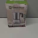 Maestri House Milk Frother, 4-in-1 Electric Milk Steamer and Frother, 16.9OZ 600W Smart Touch Control Hot and Cold Foam Maker, Memory Function for Latte, Cappuccinos, Warm Milk, Hot Chocolate Milk (White)