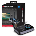 Monster Bluetooth Transmitter & Receiver, 2in1 Bluetooth Audio Adapter, Stream to/from NonBluetooth Devices, Stream TV to 2 Headphones, 33 ft Range, Analog & Digital, TV USB Powered, 3.5mm Aux Port