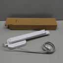 One Beat LED Small Desk Lamp Power Strip 5ft Extension Cord, 3 Outlets, 4 USB Ports(2 USB C), 4 Modes, 5 Level Touch- Home, Office, Bedroom, Bedside, Study Reading Light, Dorm Room Essentials, White