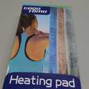 GOQO TOMO Electric Heating Pad for Back Pain & Cramps Relief, 12 x 24 Inch,Soft Plush Fabric, Machine Washable, Auto Shut Off-Green(G01)
