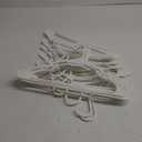 Utopia Home Clothes Hangers Pack of 16 - Plastic Hangers Space Saving - Durable Coat Hanger with Shoulder Grooves (White)