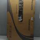 FIREGAS 36 Inch Black Under Cabinet Range Hood, 200 CFM Ducted/Ductless Convertible Kitchen Hood with 3-Speed Stove Vent Fan, LED Lights, Aluminum Filters & Charcoal Filters