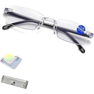 No Blue Vision Glasses, No Bue Vision Glasses as Seen on TV, Blue Light Blocking Computer Glasses, Intelligent Zoom(First Generation,1PC)