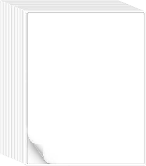 LIKED 8.5x11 Inch Shipping Labels 100 Sheets
