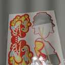 BESPORTBLE Chinese Year Paper Dragon DIY Kit Easy Assemble Traditional Red Handmade Craft Decoration for Party and Home Ornament with Stick Expansion