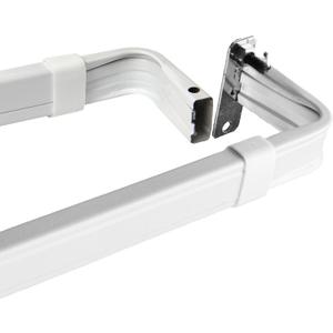 Rod Desyne Lockseam 2-Inch Clearance Window Curtain Rod, 28 to 48-Inch