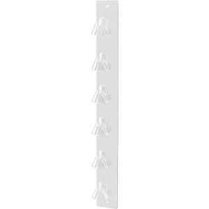 Marketing Holders Sunglasses Holder 6 Pair Wall Mount With Hardware Department Stores Pharmacies Supermarkets Fashion Retailers Malls Shopping Centers Lightweight Durable White Acrylic