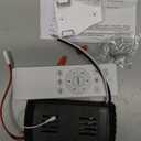 uaelua Universal Ceiling Fan Remote Control Kit Replacement, 6-Speed & Timing, Remote Replacement for DC Ceiling Fan Light