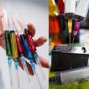 100pcs 3ml/cc 25G 1.5 inch (38mm) Industrial Scientific Accessories, Refilling Liquid, Individually Wrapped
