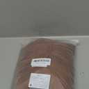 Thgonwid Unstuffed Moroccan Storage Pouf Foot Stool Ottoman Seat Handmade Faux Leather Bean Bag Floor Chair Foot Rest for Living Room, Bedroom or Balcony (Light Brown)