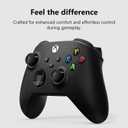 Xbox Wireless Gaming Controller | Carbon Black | Console, PC, & Android | Textured Grip | Wireless, Bluetooth, USB-C Connectivity