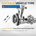 PAROD 664232 664233 CV Axle Assembly Fit for 2006-2015 Honda Civic 1.8L L4; Automatic Trans - Front Driver and Passenger Side
