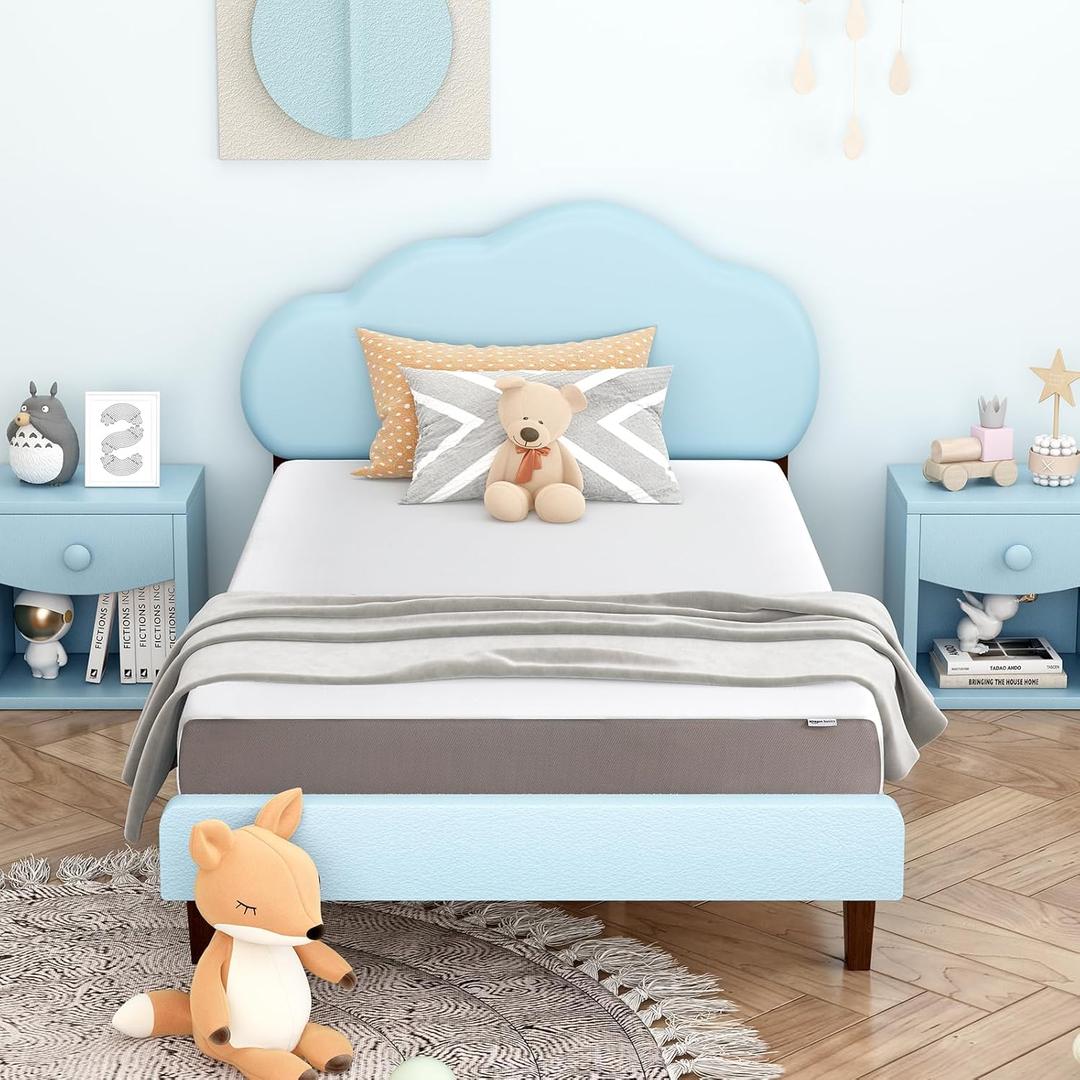 Amazon Basics Gel Memory Foam Mattress, Soft Plush Feel, Breathable Premium Knitted Fabrics, Removable Cover, Easy Set Up, 6 Inch, Full, White/Grey