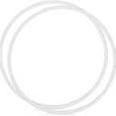 WinnerWhy 2 Pcs Toy Hoop Exercise Hoop Detachable Adjustable Plastic Toy Ring Playground Equipment for School Colored Circles Exercise Ring for Teens Dog Agility Equipment(White,23 Inch)
