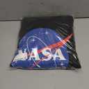 Popfunk Classic NASA Circle Logo Men's Hoodie with Front and Back Print (Black, XL)