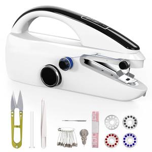 Handheld Sewing Machine, Portable, Mini Sewing Machine, Easy to Use, Fast Sewing Speed, Suitable for Sewing Clothes, Fabric, DIY Home Machine for Beginners (Pitch Black)