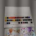 Winsor & Newton Cotman Watercolor Paint Set, Studio Set, 45 Half Pan w/ Brush