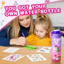 BOOH Gifts for Girls 4-12, Decorate Your Own Water Bottle Kits for Girls, Unicorn Diamond Painting Toys & Friendship Bracelet Kit, Fun Arts Crafts for Kids Birthday Gifts Toys for Kids