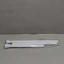 White Tension Curtain Rod for Windows 28 to 48 inch, Adjustable Expandable Pressure Spring Curtain Rod No Drilling, 7/8" Curtain Rod for Bedroom Doorway Closet Door