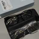 livho High Tech Blue Light Glasses - Advanced up to 99% Blue Light Blocking Computer Glasses - Screen Fatigue & UV Protection (*B1 Light Black+clear)