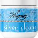 Hagerty Silver Cleaner and Tarnish Remover for Silver Jewelry, Dipping Basket Included-Kosher Certified, Made in The USA, 7 fl. oz.