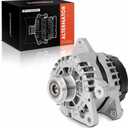 A-Premium Alternator Compatible with Hyundai Elantra 2017-2020, Kona 2018-2021 & Kia Soul 2020-2021, Seltos 2021, 2.0L, 12V 150A 6-Groove Clutch Pulley Clockwise, Replace# 2627727, 373002E821