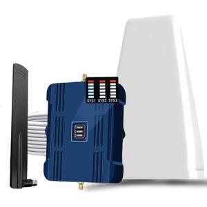 Cell Phone Booster for Home & Office,Up to 2,000 sq ft,Cell Phone Signal Booster with Band 66/25/2/4/5/12/13/17,Boost 5G 4G Data for All U.S. Carriers FCC Approved Cell Booster (Blue)