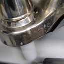 Bathroom Sink Faucets 2/3 Hole,Brushed Nickel Dual Handles 4 inch Plastic Plating Over Bathroom Faucet with Pop-up Drain and 2 Supply Hoses for Apartment Rvs Sink Vanity