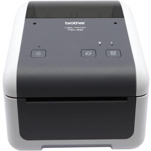 Brother TD-4210D 4-inch Entry Level Direct Thermal Desktop Printer, Print Labels and Receipts, 203dpi, 5ips, USB 2.0