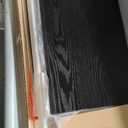 Fluted Nightstand, Farmhouse Night Stand with 1 Drawers, Mid Century Modern Side Accent Table,Bedside End Table for Bedroom, Living Room, Black