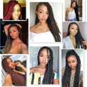 8 Packs Senegalese Twist Crochet Braids Hair for Black Women Havana Twist Crochet Hair Medium Twist Prelooped Synthetic Braiding Hair Extensions (18 Inch Offblack1B#)