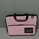 Laptop Case Hard Shell Laptop Bag for Men Women with Shoulder Strap, Size: 14.1-15.6 inch laptop case, Color: Pink
