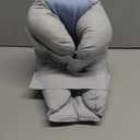 Heel Protector Cushion to Relieve Pressure from Sores and Ulcers, Adjustable Foot Pillow for Bedridden Patients Supplies, Ankle Pillow for Heel Pain (Grey - 1 Pc)