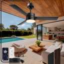 42 Inch Outdoor Ceiling Fans with Lights,Gazebo Hanging Fan with Hook and 16Ft.Cable,Plug in Ceiling Fan Light with Remote Control,3000-6500k,6-Speed,Hanging Fan for Gazebo,Balcony,Patios,Porch.