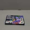 2 pack ARTISTRO 24 Acrylic Paint Markers for Rock, Fabric, Wood, Glass, Craft, Decoration - Dual-Tip Paint Pens - Stocking Stuffers, Christmas Gift Idea for Teens, Grandkids, Kids - Art Supplies