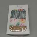 lulumoon Muslin Burp Cloths for Babies: 100% Soft Cotton Large Burping Cloths - Neutral Baby Burp Rags for Boy and Girl - Absorbent Burp Cloth for Spit-Ups 4 Pack