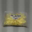 Yellow Gold Gift Wrap Bows - 50pcs 3.3 Inch Elegant Bows for Gift Wrapping, Party Decorations, Wedding Decor, Birthday Presents, Holiday Gifts, DIY Crafts, Baby Shower, Anniversary, Christmas, Gift Bags, 1 Count (Pack of 50)