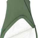 PurComfy Supersoft Sleep Sack 1.0 TOG, Premium Bamboo Viscose Baby Sleeping Bag 2-Way Zipper Sleep Sack Baby Wearable Blanket (3-6 Months, Forest)