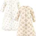 Hudson Baby Unisex Baby Cotton Long-Sleeve Wearable Sleeping Bag, Sack, Blanket,Size 18-24mos