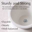 Raised Cat Food Bowl Elevated Cat Bowl MINO Ceramics Made in Japan for Cats and Small Dogs (Regular, Black)