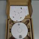 Kidde Smoke Detector, 10-Year Battery, Photoelectric Sensor Smoke Alarm, White