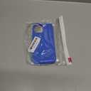 Miracase Designed for iPhone 13 Pro Max Case with Screen Protector,[Soft Anti-Scratch Microfiber Lining],Shockproof Liquid Silicone Rubber Phone Case Cover 6.7 inch, Mediterranean Blue