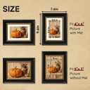 Splinterix 5x7 Black and Gold Picture Frame, 5 x 7 Vintage Frame with Real Glass, Display 4x6 Photo with Mat or 5x7 without Mat, Wall Hanging & Tabletop Ornate Poster Frames for Gallery Antique Dco