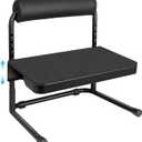 Adjustable Foot Rest Under Desk Footrest Leg Rest, 6 Height Positions Ergonomic with Relief Platform for Standing Desk