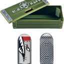 Magnetic Kickflip Fidget Slider Toy for Adults Mini Flip Fingerboard Skateboard with Storage Crat Portable, Office Desk Toys