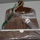 MyGift Cookbook Stand Recipe Book Holder with Brown Wood Cutting Board Design, Cookbook Holder for Countertop Display